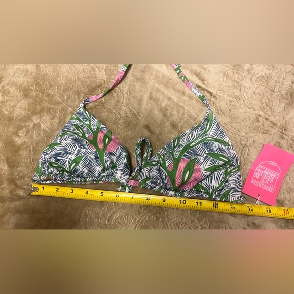 NWT tropical print halter bikini top regular size medium by Liberty & Justice - Picture 8 of 14